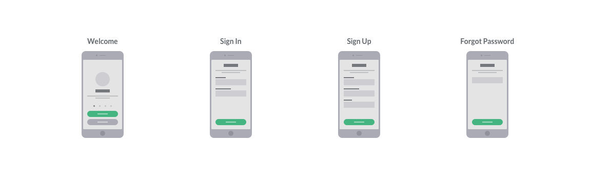 New onboarding screens